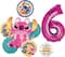 Lilo & Stitch Angel Birthday Foil Balloon Bouquet